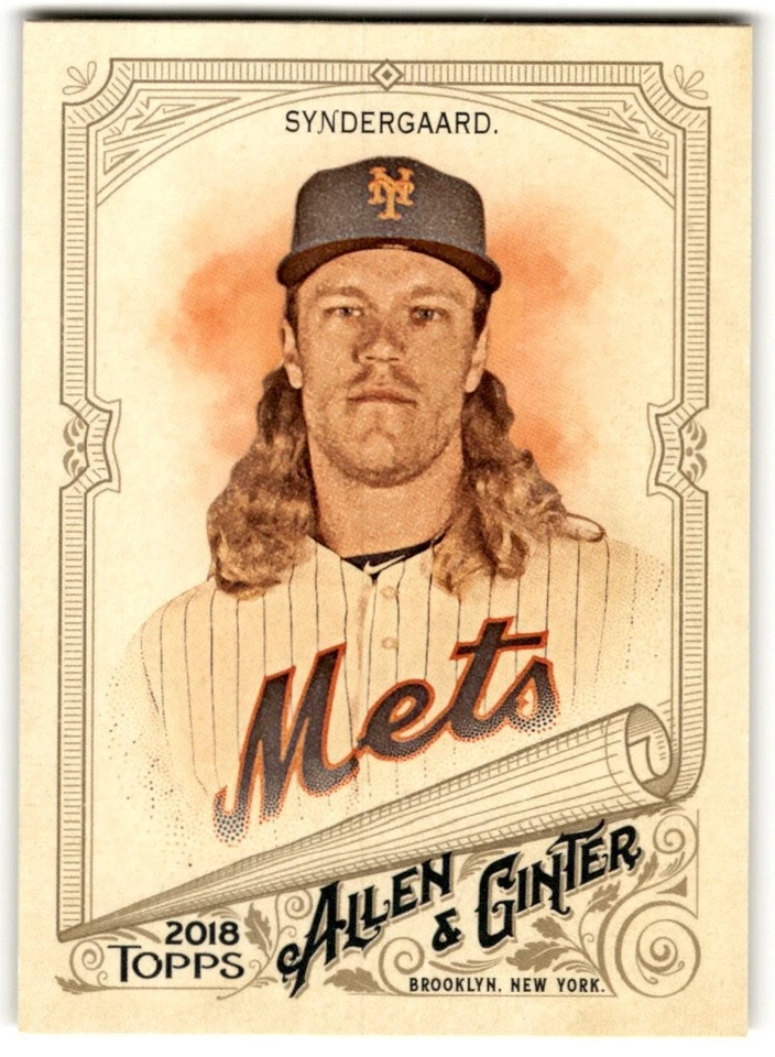2018 Topps Allen & Ginter Noah Syndergaard #21 New York Mets - Image 1 of 2