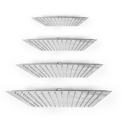 Grafner Duschkopf Edelstahl Regenduschkopf Kopfbrause 20cm 30cm 40cm 50cm - Bild 1 von 2