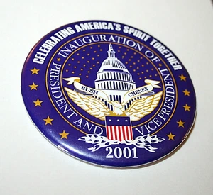 George Bush 2001 Presidential Inauguration Day Political Pin Button Neu NOS - Bild 1 von 1