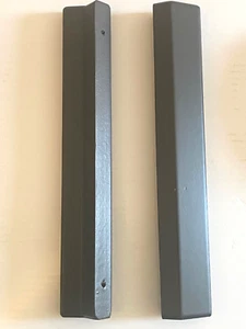 2xIKEA RIMNES BETTSCHUBLADE / Kleiderschrank GRIFFE schwarz Holz Teil #128763,20cm Größe - Bild 1 von 1