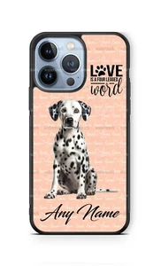 Personalized Dalmatians Custom Pet Dog Phone Case Cover fits iPhone Samsung Gift - Picture 1 of 10