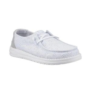 HEY DUDE - Wendy Eyelet Lace - Damen Comfort Pantoletten - NEU!!! - Bild 1 von 8