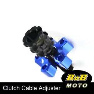 For Triumph Daytona 955i 02-05 04 03 Motorcycle Clutch Cable Adjuster BLUE