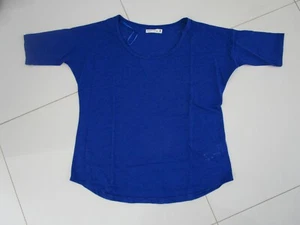 Body Lounge Cotton On Ladies Blue Short Sleeve Sleep Top Size M - Picture 1 of 2