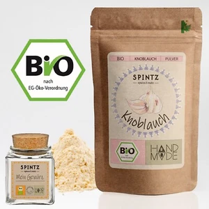 500 g de ajo orgánico en polvo ajo recién molido natural + vaso de especias - Imagen 1 de 10
