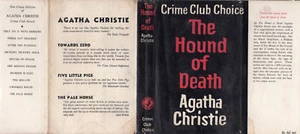 AGATHA CHRISTIE - THE HOUND OF DEATH - UK VERY RARE COLLINS 1965 w/DJ NPC - Picture 1 of 2