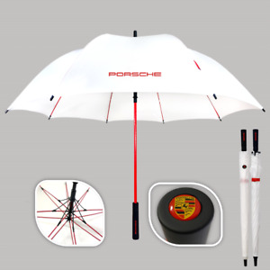 Large Quality Porsche Golf Automatic Umbrella Anti UV FREE shipping White