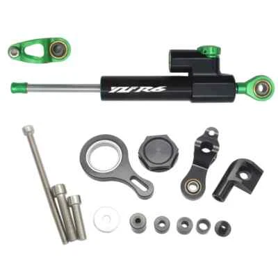Estabilizador amortiguador de dirección CNC para Yamaha YZF R6 2006-2020 YZF R1 2002-2016 Foto 1 de 4