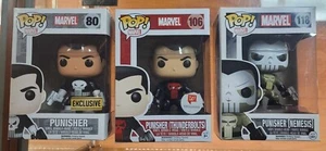 Funko Pop! Punisher 80, (Thunderbolts) 106, (Nemesis) 118 Bobble-Heads! - Picture 1 of 6