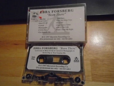 RARE PROMO Ebba Forsberg CASSETTE TAPE Been There sweden Peter LeMarc Eldkvarn ! - Image 1 of 2