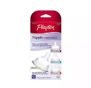 Playtex Nipple Variety Kit Medium Flow, 4-Count/PK - Picture 1 of 4