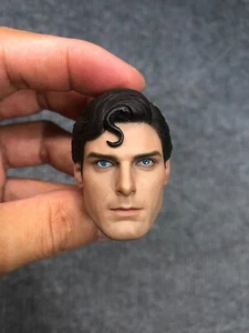 1/6 Hot Toys MMS152 Superman The Movie Christopher Reeve Head Sculpt for Figure - Picture 1 of 7