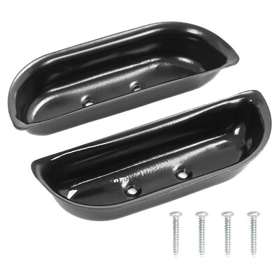 Fits 1973-1979 Ford F100 F150 F250 & 78-79 Bronco Steel Door Handle Cups Pair Foto 1 de 4