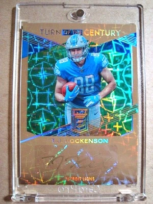2019 T.J. Hockenson Donruss Elite Rookie Gold TOTC Autograph RC /25 MINT 🔥🔥🔥 - Image 1 of 3
