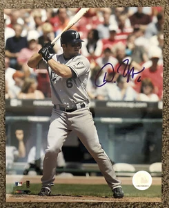 Dan Uggla Florida Marlins Signed 8x10 Photo - Picture 1 of 1