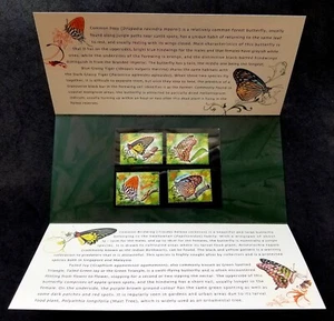 *FREE SHIP Singapore Butterflies 2010 Insect Flower Caterpillar (p. pack) MNH - Picture 1 of 7