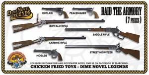 "Dime Novel Legends scala 1:18 (4") set accessori Raid The Armory - Foto 1 di 3