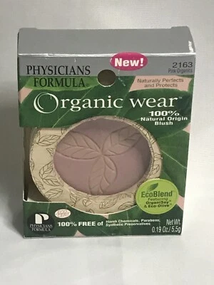 Physicians Formula Organic Wear Natural Origin Blush, # 2163 Pink Organics NIB - Image 1 of 2
