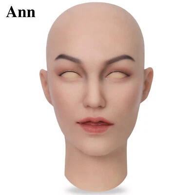 Roanyer Female Mask Silicone Face For Cosplay Crossdresser Male To Female - Image 1 of 4