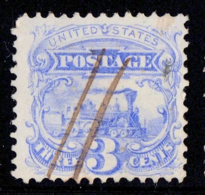 #125  perf.12 X 12 United States used no grill RARE - Image 1 of 2