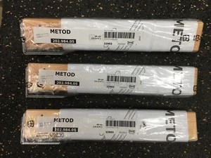 3 Stück IKEA Metod Montagesatz für Kücheninsel NEU&OVP! 202.984.05 - Bild 1 von 2