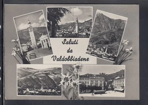 Cartolina Saluti da Valdobbiadene VEDUTINE ED229 - Picture 1 of 1