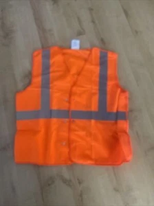 PORTWEST RT19 ORANGE RAIL VEST GILET SIZE EXTRA LARGE46-49in - Picture 1 of 6