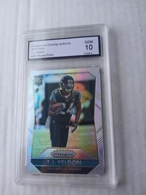 T.J. Yeldon 2015 Panini Prizm SILVER Prizm ROOKIE PGA 10 Jacksonville Jaguars - Image 1 of 2