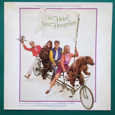 Offenbach HOTEL NEW HAMPSHIRE Soundtrack LP Ray Leppard Rob Lowe Jodie Foster EX - Image 1 of 4