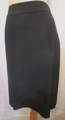 Falda Ejecutiva Para Mujer Merona Negra Poliéster Rayón Spandex Forrada Elástica Talla 10 Foto 1 de 4