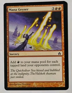 Mana Geyser MTG, Fifth Dawn, Red Sorcery, LP+ - Picture 1 of 2