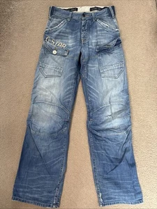 G-Star Storm 5620 Men Blue Straight Loose Jeans W30 L33 (2614) - Picture 1 of 11