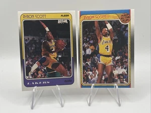 1988-89 Fleer Basketball Byron Scott 2-Card Lot NM-MT - Bild 1 von 1
