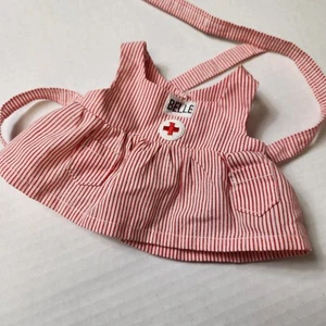 Peanuts Snoopy Belle Outfit Infermiera n. Abito a righe caramelle croce rossa 9268 - Foto 1 di 6