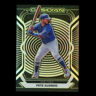 Pete Alonso 2021 Obsidian Mets - Image 1 of 3