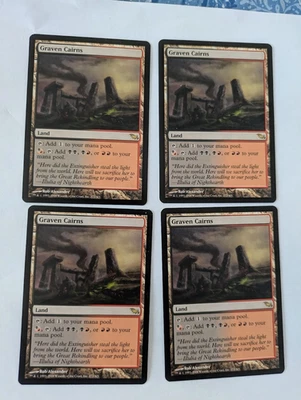 4 Graven Cairns Shadowmoor MTG NM Free shipping with tracking - Image 1 of 2