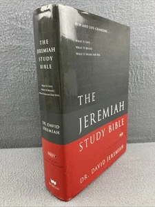 The Jeremiah Study Bible NKJV Full Size Print Jacketed Hardcover * SIGNED COPY * - Imagen 1 de 15