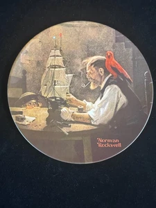 Norman Rockwell Dekoteller #23164K The Ship Builder Limited Edition 1980 - Bild 1 von 2