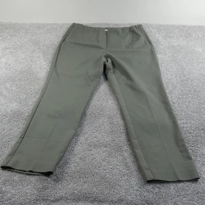Pantalones para mujer Jill 14 Petite verde pierna recta tirar con cremallera bolsillos elásticos - Imagen 1 de 18