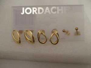 Vintage 90er Jahre Jordache 3 Paar Ohrstecker Ohrstecker - Bild 1 von 3