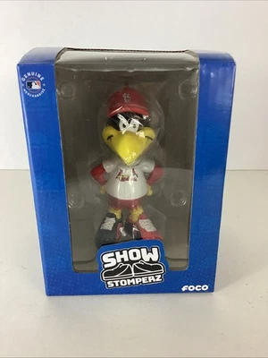 FOCO Show Stomperz St.Louis Cardinals Mascot Fredbird Bobblehead - Image 1 of 4