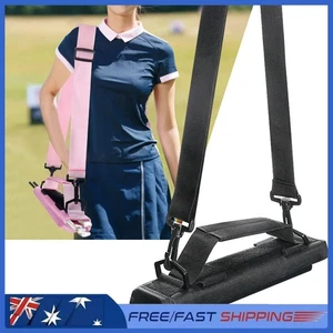 Versatile Black Golf Club Bag - Durable Polyester Detachable Strap - Picture 1 of 17