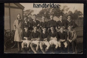 Liscard, High School Football Team 1930/1 - near Wallasey - real photography pc - Bild 1 von 2