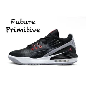 Scarpe Nike Jordan Max Aura 5, Nero Cemento, Rosso Bianco DZ4353-061 Uomo Taglia 10 - Foto 1 di 7