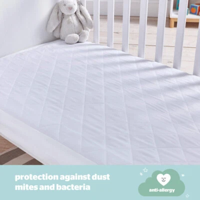 Silentnight Safe Nights WATERPROOF COT BED MATTRESS PROTECTOR Toddler FREE POST