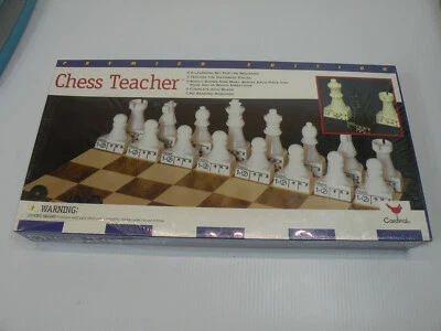 Vintage 1997 Cardinal Premier Edition Chess Teacher Game Family Fun Teach Camp - Image 1 of 3