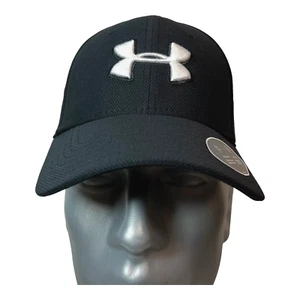 Under Armour Blitzing 3.0 Berretto Baseball Uomo L/XL Bianco e Nero Classico Elasticizzato - Foto 1 di 13