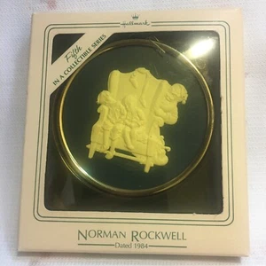 VNT 1984 Caught Napping Hallmark Norman Rockwell Cameo Collector Series #5 - Picture 1 of 5