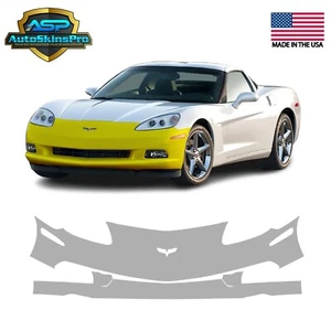 Precut Paint Protection Film (PPF) for 2005-2013 Corvette (Base) Front Bumper - Picture 1 of 6