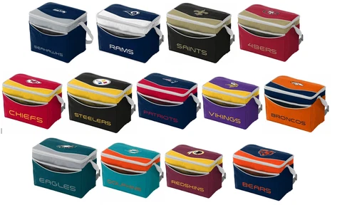 NFL 12 Pack Can Cooler Blizzard Lunch Bag by Logo Cover